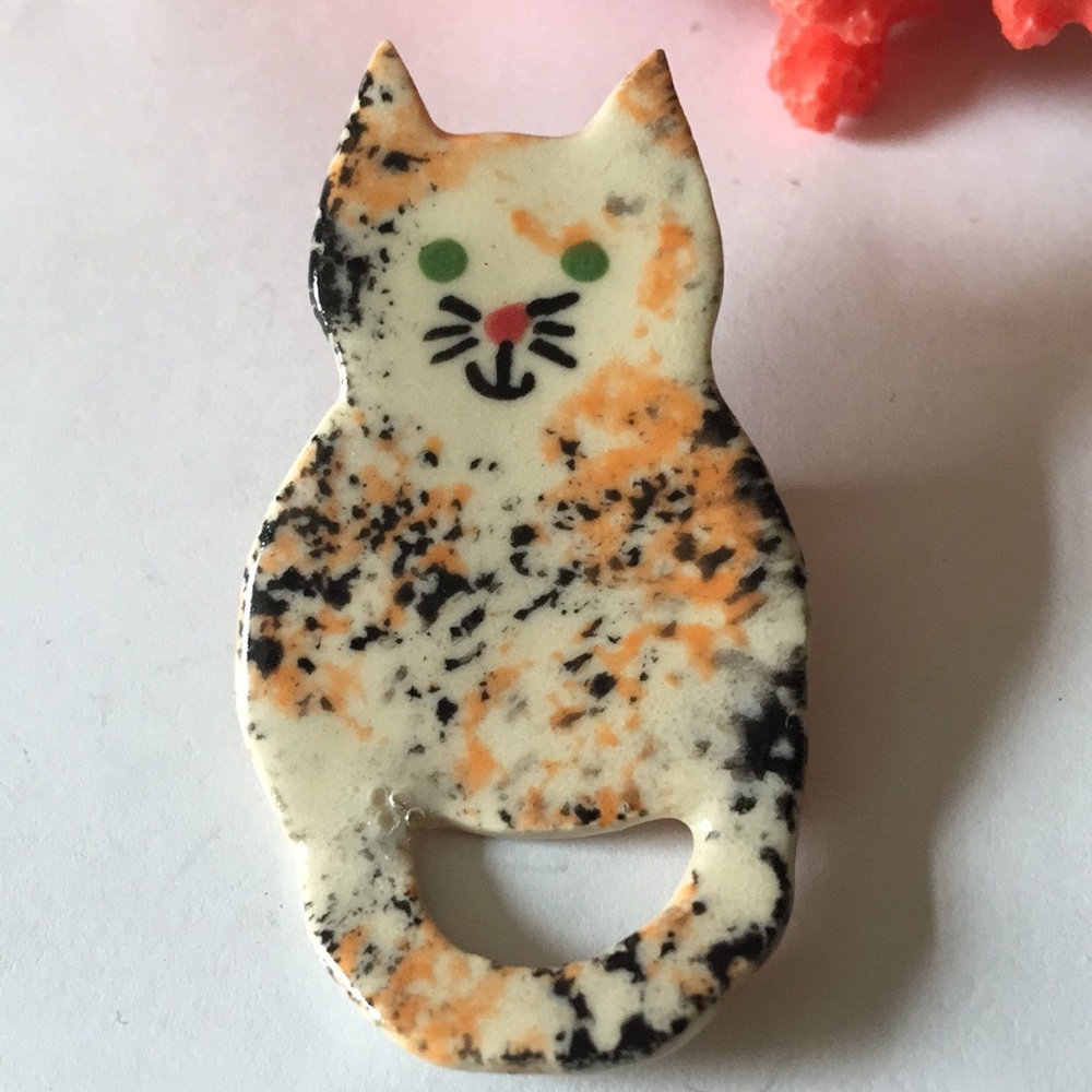 Cat brooch - Picture 3 of 3